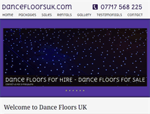 Tablet Screenshot of dancefloorsuk.com